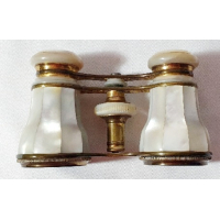 Toneelkijker in etui. J.M. Schmidt Amsterdam, eind 19e eeuw